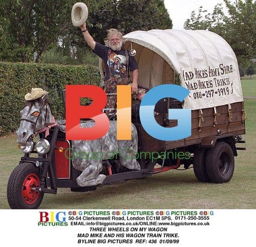 Mad Mike and His Wagon Train Trike