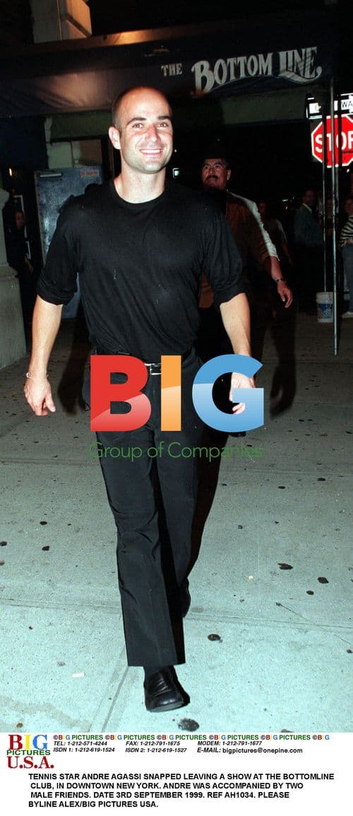 Andre Agassi Leaving Bottomline Club