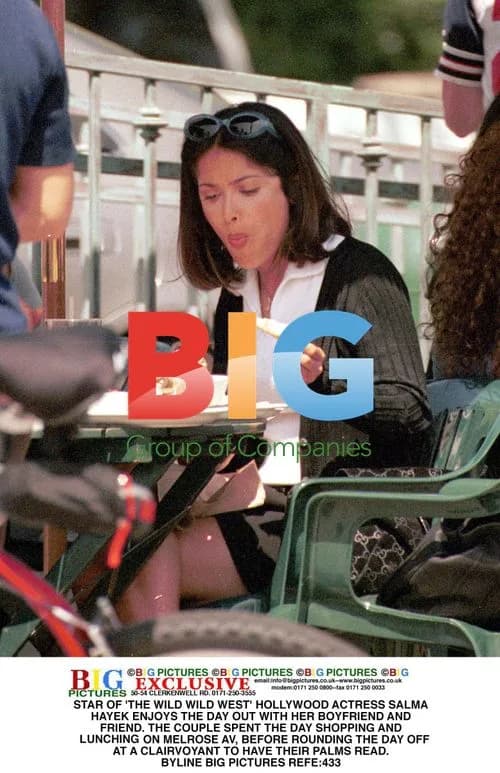 Salma Hayek Enjoys Day Out with Boyfriend