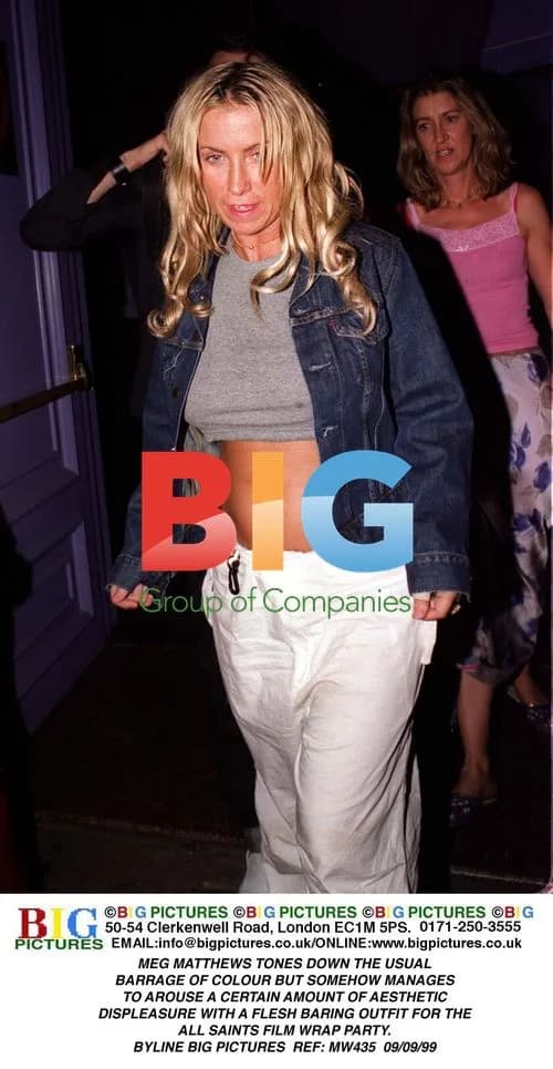 Meg Matthews in Flesh-Baring Outfit