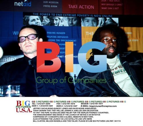 Sachs, Bono, Jones, Bowie Announce Debt Relief Delegation
