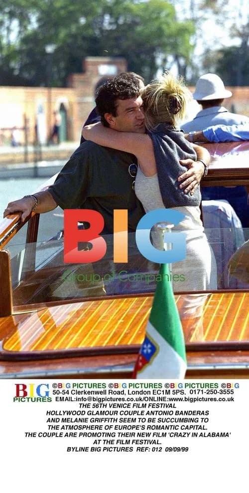Antonio Banderas and Melanie Griffith in Venice