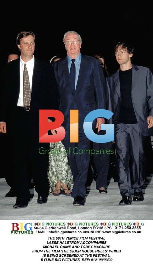 Michael Caine and Tobey Maguire at Venice Film Festival