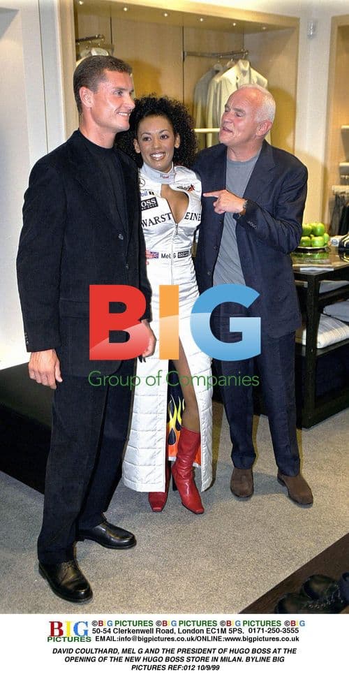 Celebs at Hugo Boss store opening in Milan