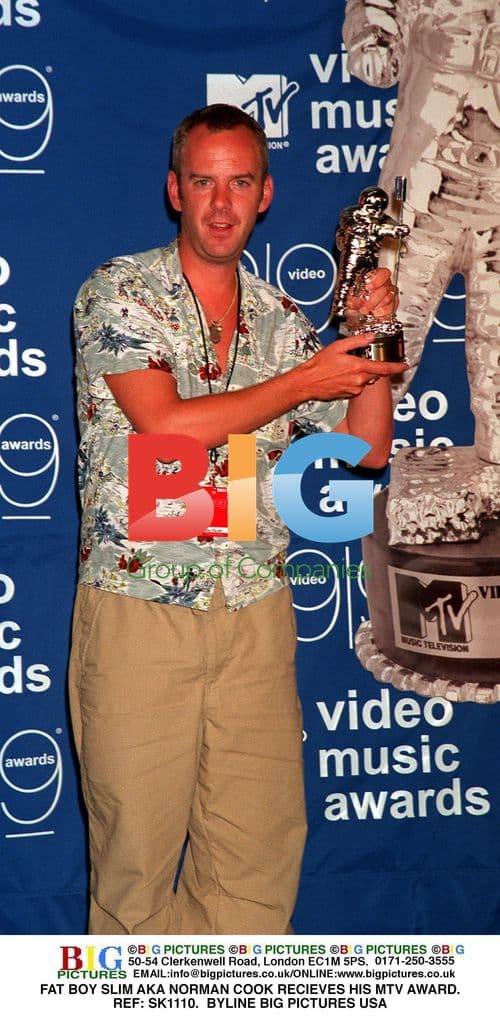 Fat Boy Slim Receives MTV Award