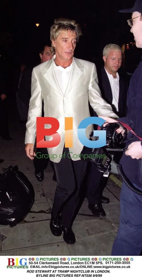 Rod Stewart at Tramp Nightclub, London