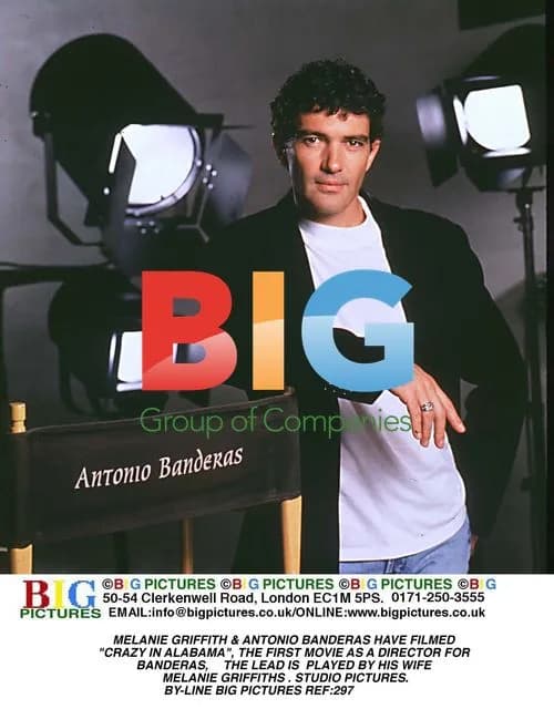 MELANIE GRIFFITH & ANTONIO BANDERAS FILM "CRAZY IN ALABAMA"