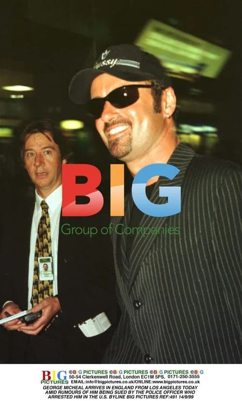 George Michael Arrives in England From LA