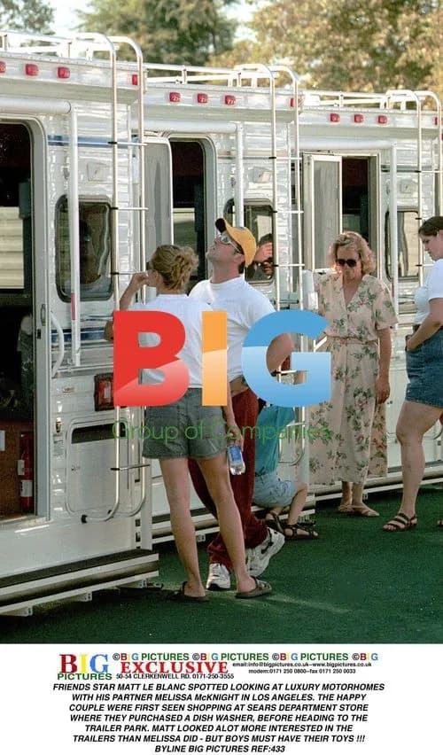 Matt LeBlanc and Melissa McKnight Shop Trailers