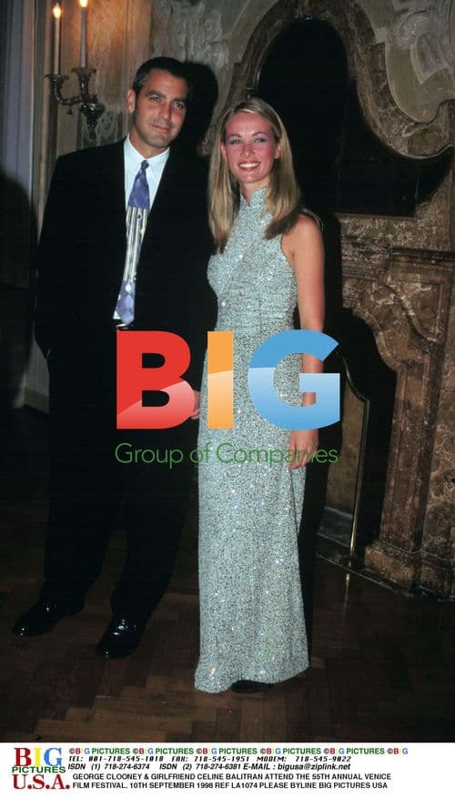 George Clooney & Celine Balitran at Venice Film Festival
