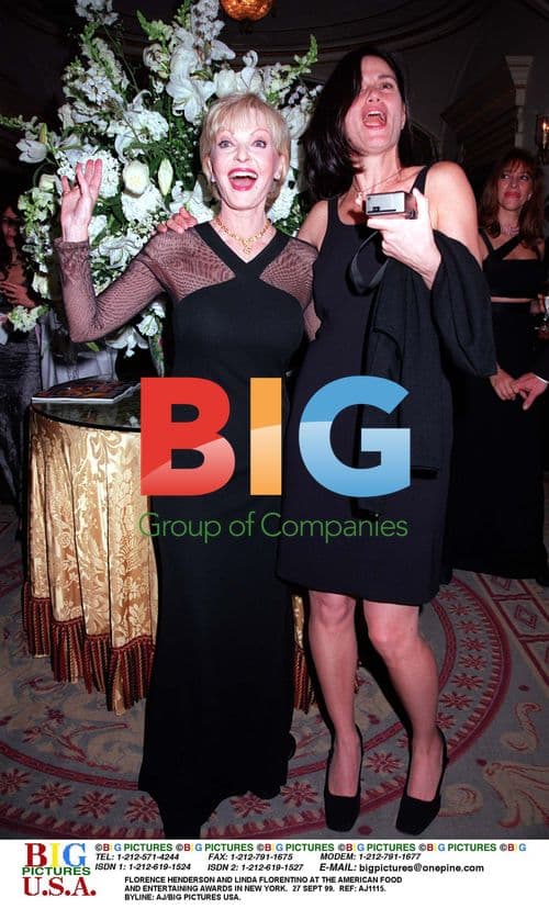 Florence Henderson and Linda Florentino at Food Awards