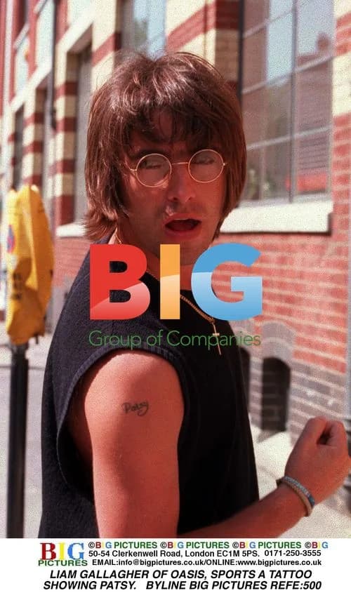 Liam Gallagher of Oasis Shows Off Tattoo