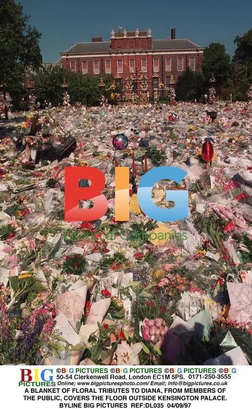 Floral Tributes Outside Kensington Palace