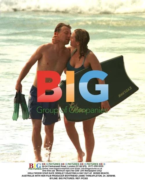 Kate Winslet at Bondi Beach with boyfriend