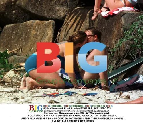 Kate Winslet's Beach Day with Boyfriend