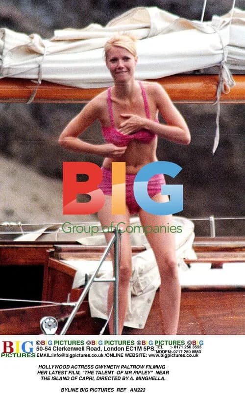 Gwyneth Paltrow filming "The Talent of Mr Ripley"