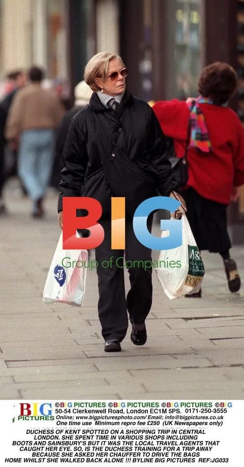 Duchess of Kent Shopping Trip