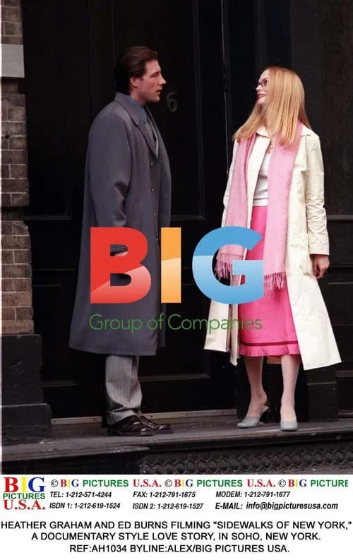 Heather Graham and Ed Burns film "Sidewalks of New York"