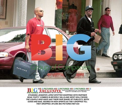 Jennifer Lopez and Sean Combs Shop in LA