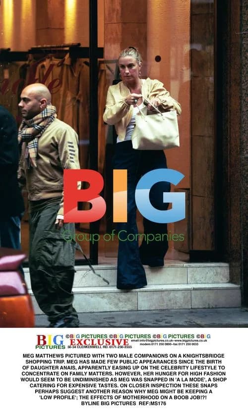 Meg Matthews Shopping with Companions