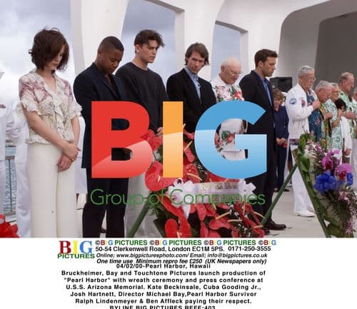 Pearl Harbor film launch with cast