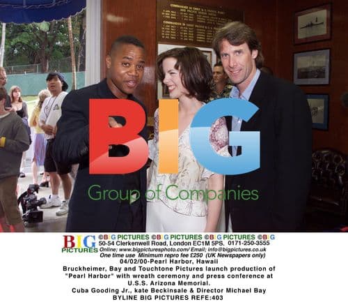 "Pearl Harbor" production launch with cast