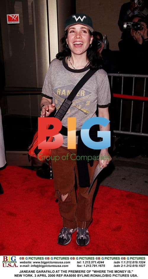 Janeane Garafalo at "Where the Money Is" Premiere