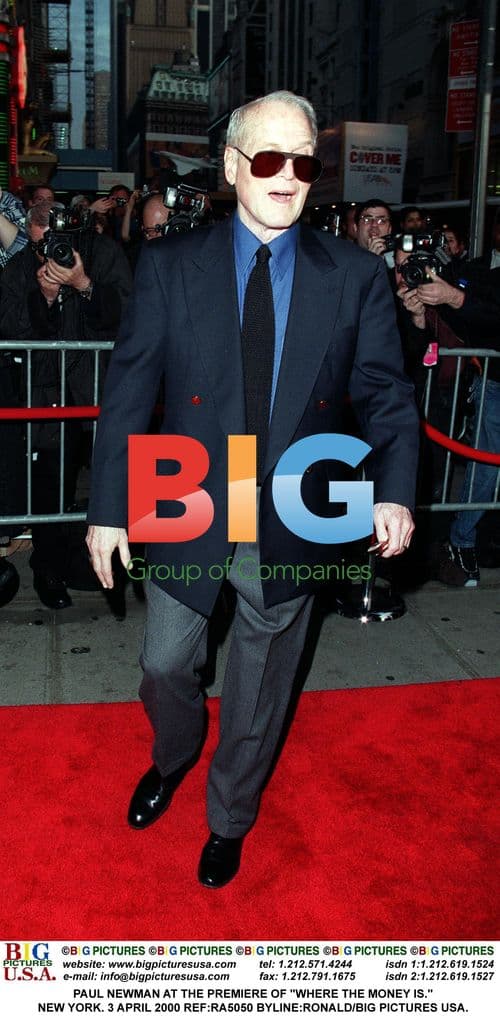 Paul Newman at "Where the Money Is" Premiere