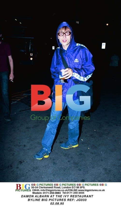 Damon Albarn at the Ivy Restaurant