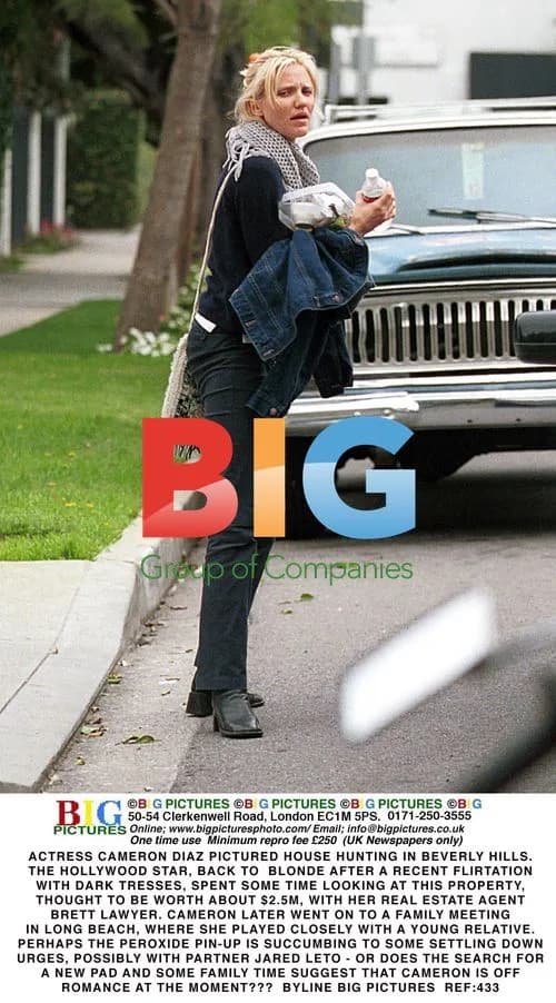Cameron Diaz House Hunting in Beverly Hills