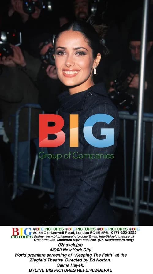 Salma Hayek at Keeping The Faith Premiere