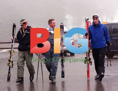 Prince Charles Skis with Family in Klosters