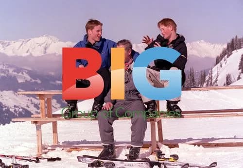 Prince Charles and Sons on Ski Holiday in Klosters