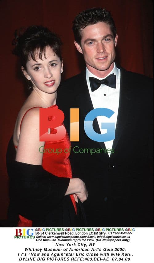Eric Close and wife Keri at Whitney Gala 2000