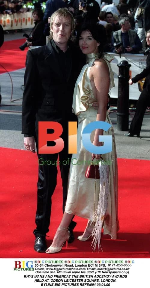 Rhys Ifans and friend at British Adcemdy Awards