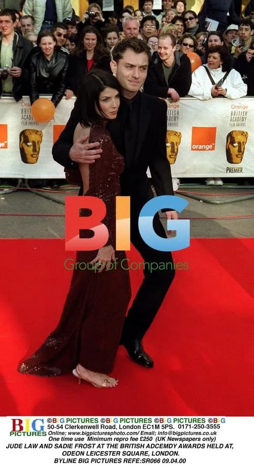 Jude Law and Sadie Frost at British Academy Awards