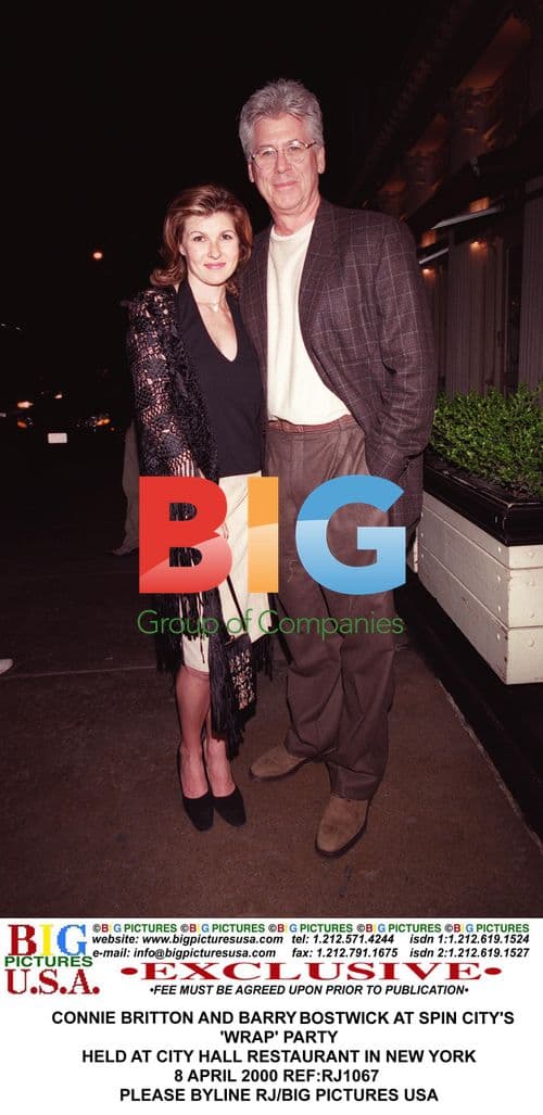 Connie Britton & Barry Bostwick at Spin City 'Wrap' Party