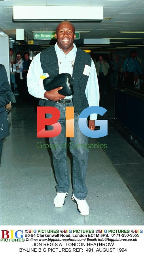 JON REGIS at London Heathrow in 1994