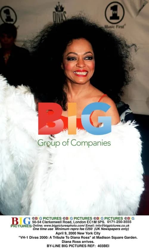 Diana Ross at VH-1 Divas 2000 in NYC