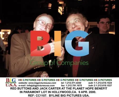 Red Buttons and Jack Carter at Planet Hope Benefit