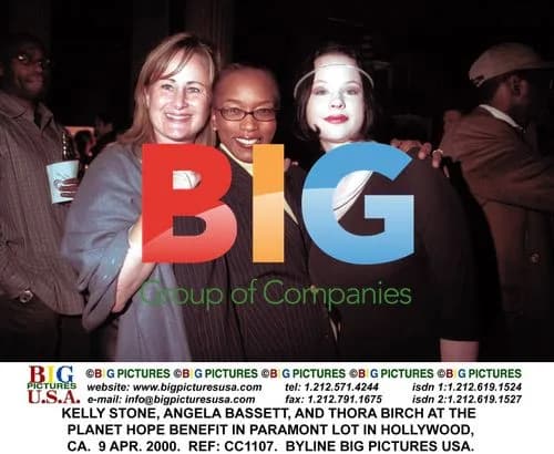 Kelly Stone, Angela Bassett, and Thora Birch at Planet Hope Benefit