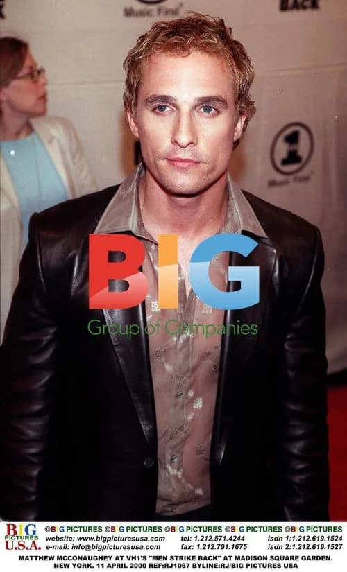 MATTHEW MCCONAUGHEY AT VH1'S "MEN STRIKE BACK"