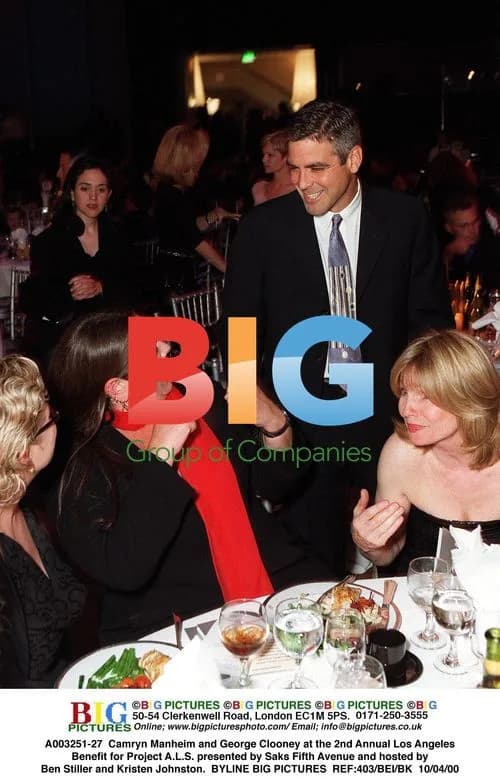 Camryn Manheim and George Clooney at Project A.L.S. Benefit
