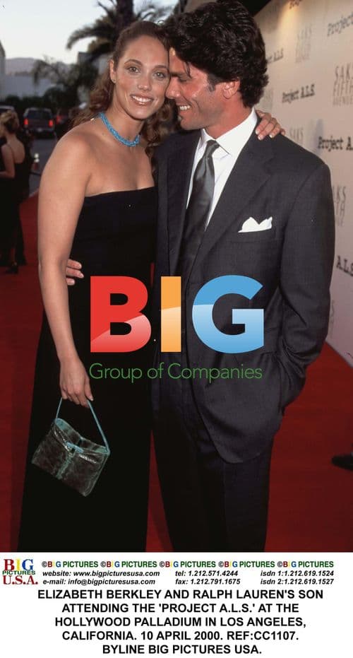 ELIZABETH BERKLEY and RALPH LAUREN'S SON at 'PROJECT A.L.S.'
