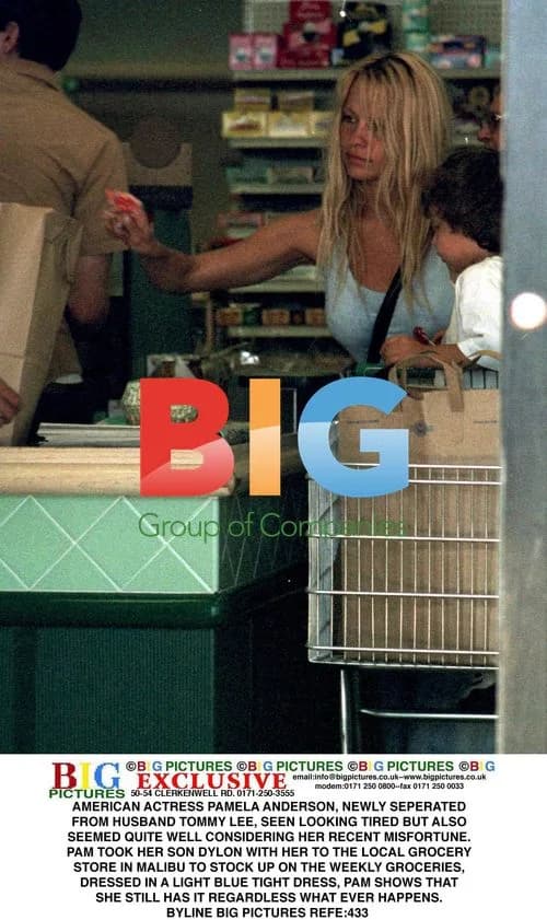Pamela Anderson Grocery Shopping