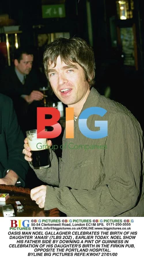 Oasis Man Noel Gallagher Celebrates Daughter's Birth