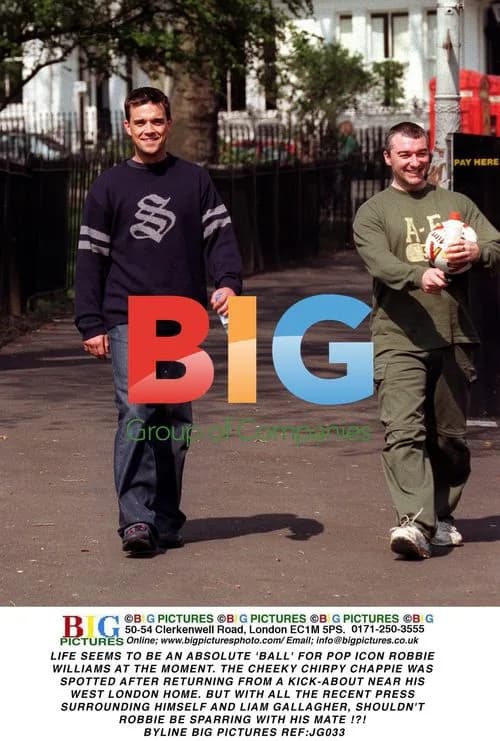 Robbie Williams Spotted After Football