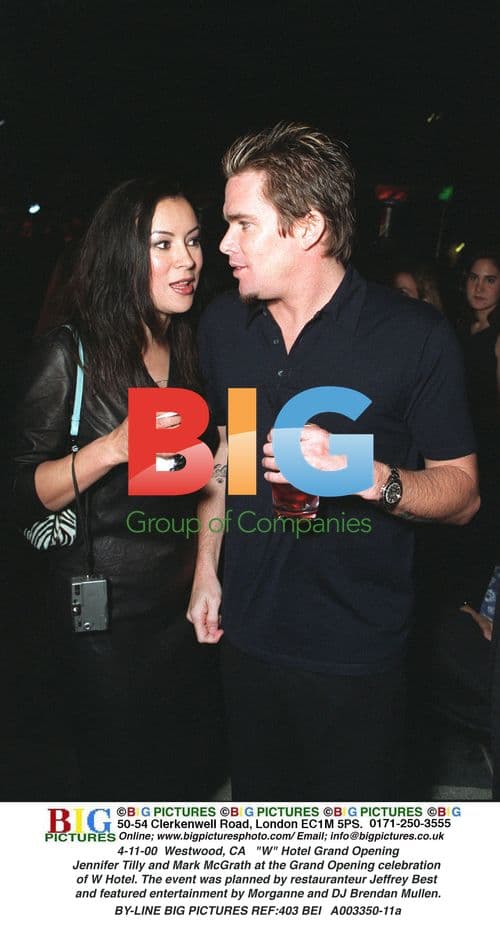 Jennifer Tilly and Mark McGrath at W Hotel Grand Opening
