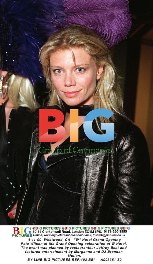 Peta Wilson at W Hotel Grand Opening