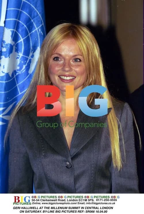 GERI HALLIWELL AT MILLENIUM SUMMIT IN LONDON